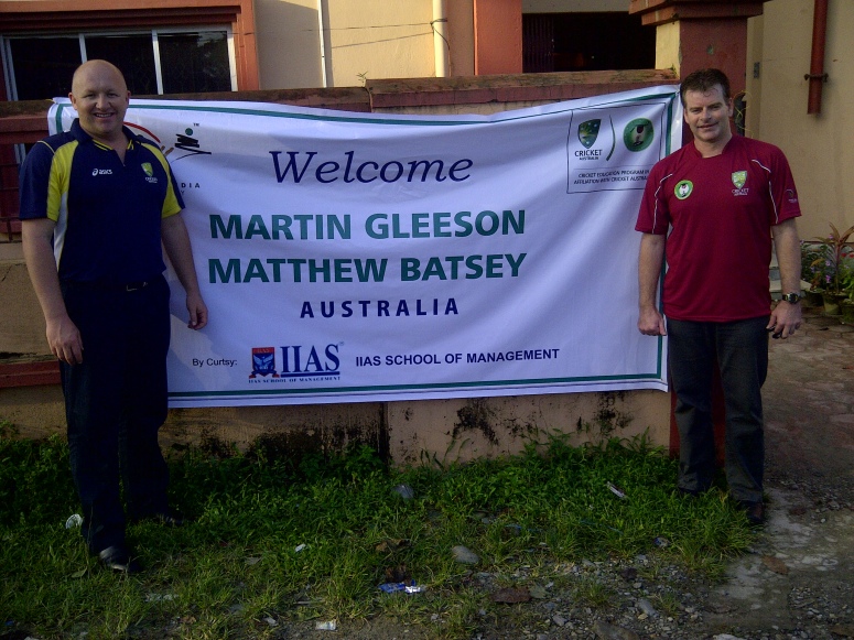 Matthew Betsey and Martin Gleeson from CIA at IIAS School of Management, Siliguri
